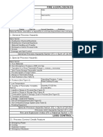 Dow F&E Index Worksheet Sample