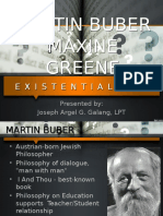 Martin Buber, Maxine Greene