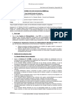 INFORME - #011-Señalización en La Ca. Salvador Allende