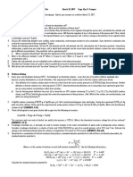 CHE 323 Electrochemisty Problem Set 3-16-17