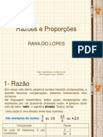 SLIDE 01 Razões e Proporções