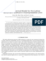 A Novel Thermal Model For The Lattice Boltzmann Method in Incompressible Limit