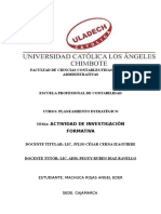 Actividad N 6 Actividad de Investigación Formativa I Unidad