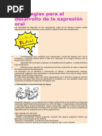 Estrategias para El Desarrollo de La Expresión Oral