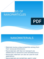 Synthesis of Nanoparticles