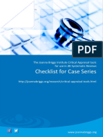 JBI Critical Appraisal-Checklist For Case Series