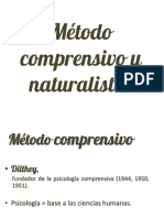 Método Comprensivo y Naturalista