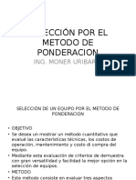 Metodo de Ponderación