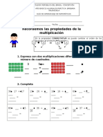 GUÍA de Multiplicación