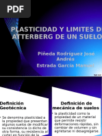 Plasticidad y Limites de Atterberg de Un Suelo