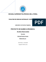 Proyecto Química Orgánica Aceites Esenciales