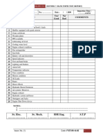 No. Item Yes/ Good No/ Bad Comments: Type: Crane Brand: .. No.: .. Date: / / 2009 Inspection Time: .