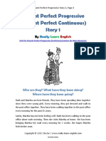 Present Perfect Progressive Story 1