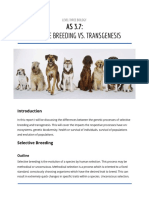 TrangenesisVs SelectiveBreeding