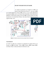 Niveles de Voltaje en El Ecuador