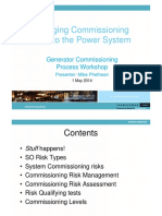 Managing Commissioning Risks To The Power System