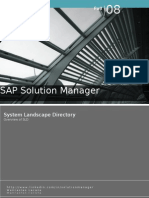 Sap Solution Manager - SLD Overview