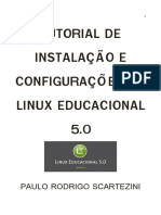 Tutorial de Instalação e Configurações Do Linux Educacional 5.0 Pregão 23-2012 PDF