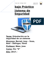 Trabajo Práctico - Sistema de Seguridad