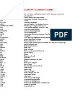 Glossary of Chartering Terms