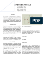 Informe - Elevador de Tension