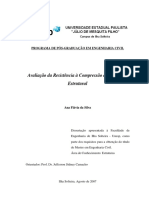 Avaliação Da Resistência À Compressão Da Alvenaria Estrutural