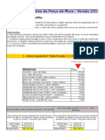 Tabela Comparativa de Preço de Muro