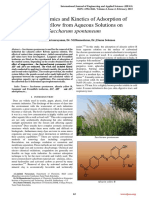 Thermodynamics and Kinetics of Adsorption of Alizarin Yellow From Aqueous Solutions On