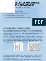 Propiedades de Los Suelos Finos Compctados Naturaleza de Suelos Arcillosos