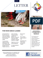 News Letter: Pow Wow Dance Classes