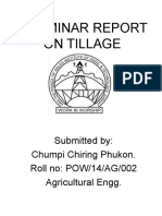 A Seminar Report On Tillage