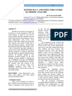 Comparison Between R.C.C and Steel Structures by Seismic Analysis