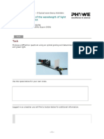 8.2 Determination of The Wavelength of Light by Grating Diffraction