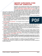 4e Comment Rediger Une Lettre en Anglais PDF