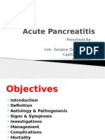 Pancreatitis