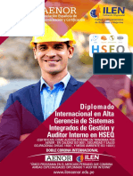 Diplomado Internacional en Alta Gerencia de Sistemas Integrados de Gestion y Auditor Interno HSEQ