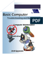 Basic Computer Guide: Troubleshooting and Maintenance