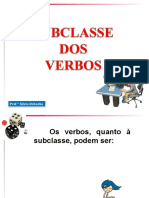 Subclasse Dos Verbos