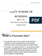 Amity School of Business:, II Sem Principles of Marketing Ii Ruchika Jeswal