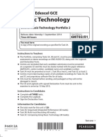 Music Technology: Pearson Edexcel GCE