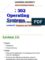 Lecture13 Swapping and Virtual Memory