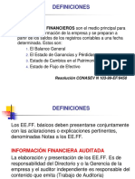 1) Estados Financieros Estructura I