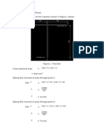 Theoretical Calculations Determine The Centroid of The T-Section Shown in Figure 1 Below