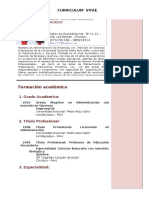 Curriculum Vitae Kelly Granate