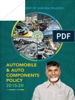 Andhra Pradesh Automobile and Auto Components Policy 2015-20