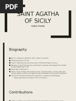 Saint Agatha Presentation