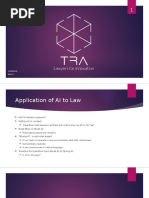 Application of Artificial Intelligence To The Law