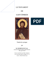 Testament de ST Ephrem