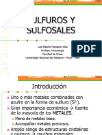 Clase 11. Sulfuros y Sulfosales