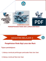 Modul Roda Gigi Lurus & Rack